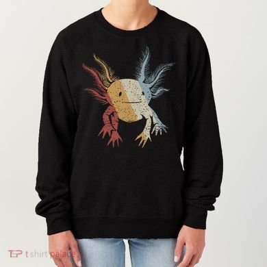 Axolotl Retro Style Vintage Women's Sweatshirt