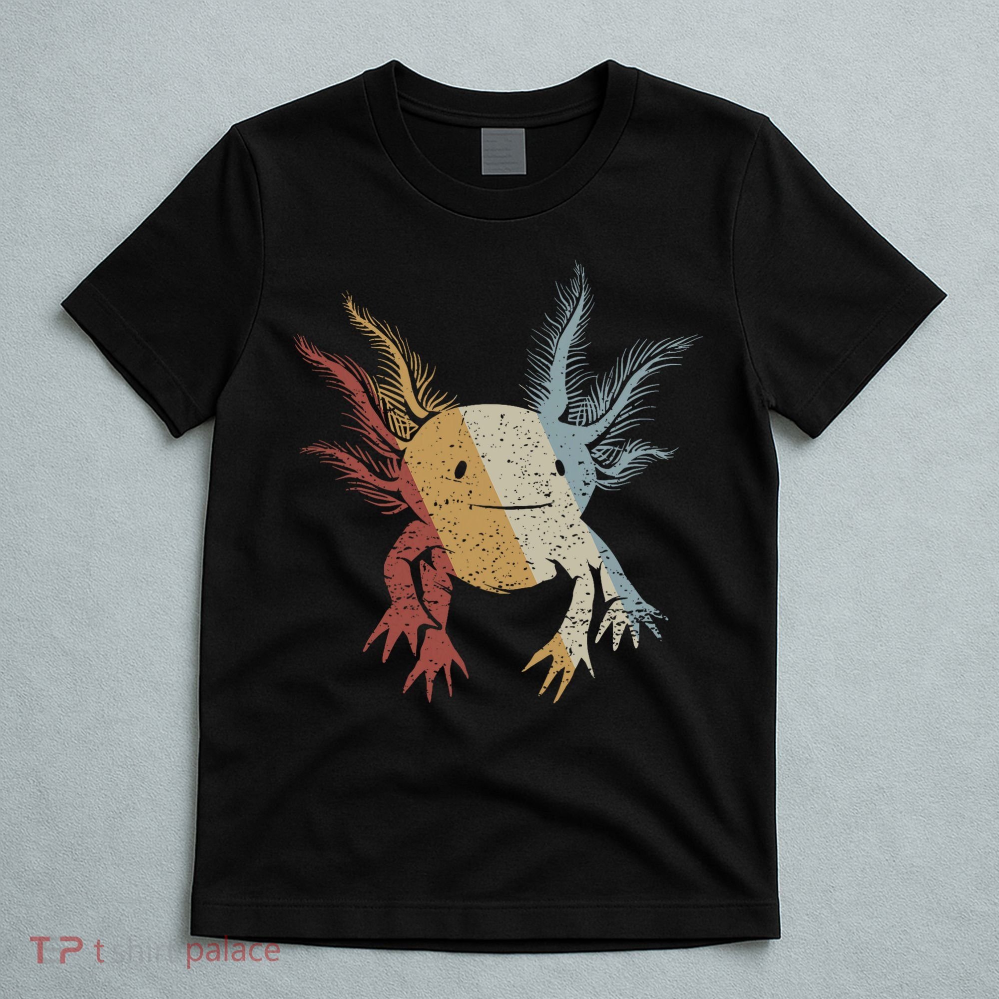 Axolotl Retro Style Vintage T-Shirt