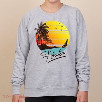 Aruba Retro Summer Tropical Beach Women's Sweatshirt