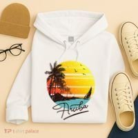 Aruba Retro Summer Tropical Beach Hoodie thumb 4