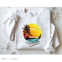Aruba Retro Summer Tropical Beach Sweatshirt thumb 2