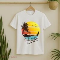 Aruba Retro Summer Tropical Beach T-Shirt thumb 2