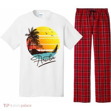 Aruba Retro Summer Tropical Beach Pajama Set
