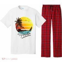 Aruba Retro Summer Tropical Beach Pajama Set thumb 0