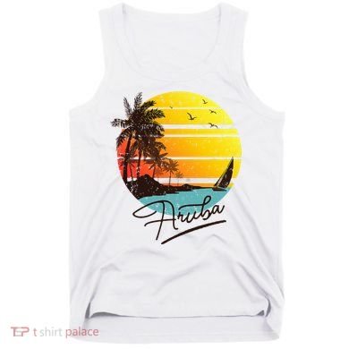 Aruba Retro Summer Tropical Beach Tank Top
