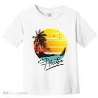 Aruba Retro Summer Tropical Beach Toddler T-Shirt thumb 0