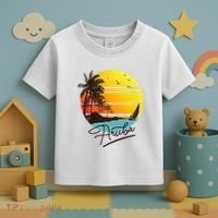 Aruba Retro Summer Tropical Beach Toddler T-Shirt thumb 3