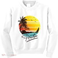 Aruba Retro Summer Tropical Beach Kids Sweatshirt thumb 0