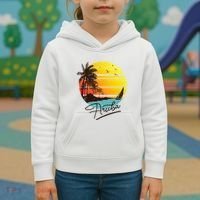 Aruba Retro Summer Tropical Beach Kids Hoodie thumb 3