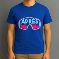 AprèS Retro Ski Snowboard Vintage 80s 90s Skiing Outfit Cute Gift T-Shirt thumb 3