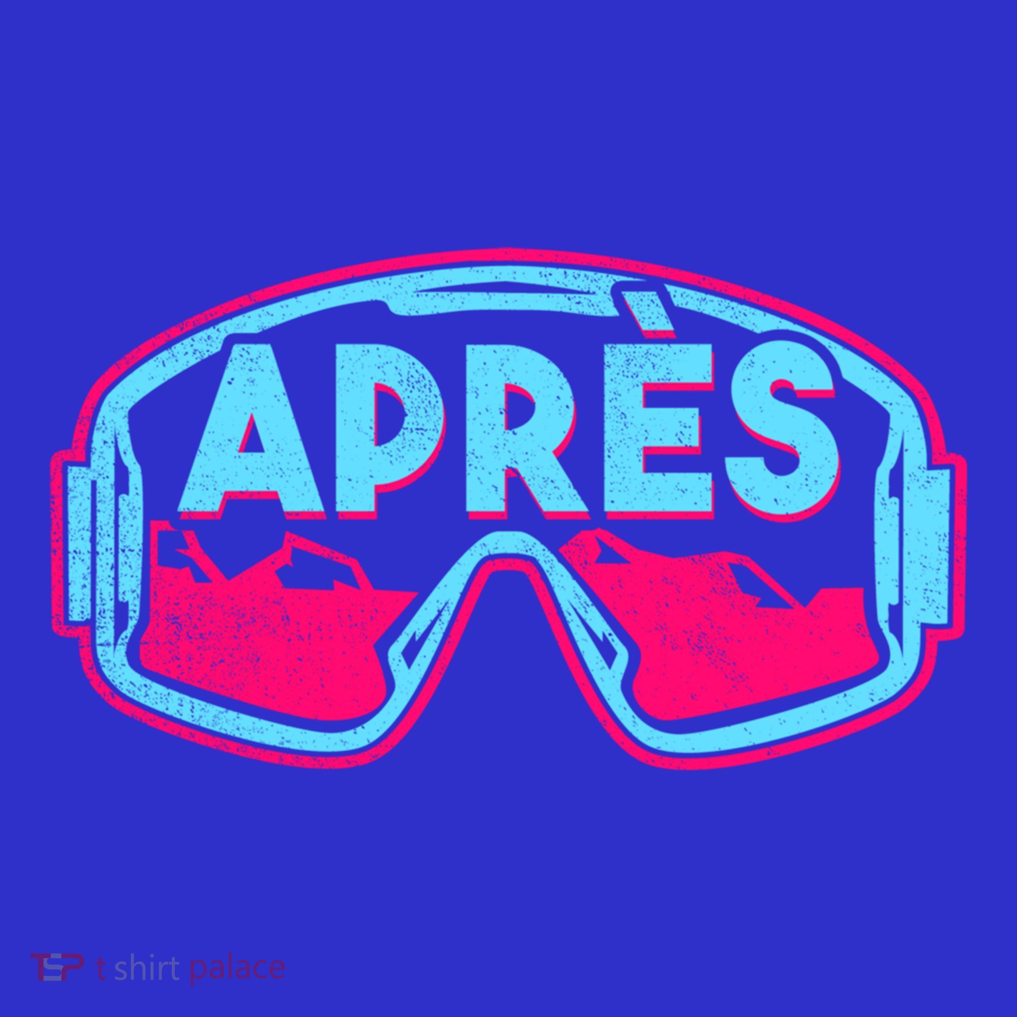 AprèS Retro Ski Snowboard Vintage 80s 90s Skiing Outfit Cute Gift T-Shirt