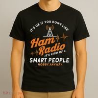 Amateur Radio Smart People Hobby Anyway Ham Radio T-Shirt thumb 3
