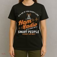 Amateur Radio Smart People Hobby Anyway Ham Radio T-Shirt thumb 4