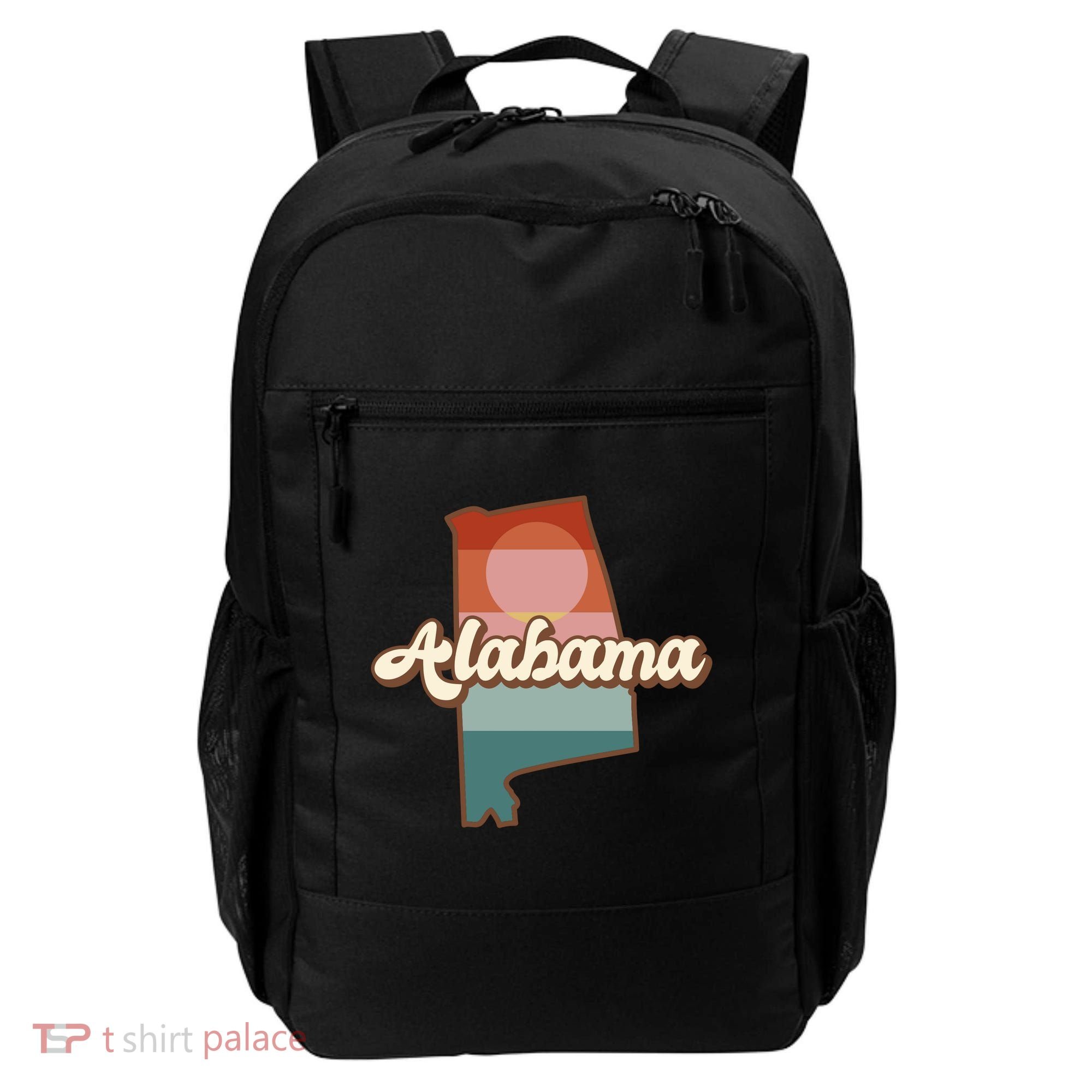 Alabama Retro Sunset Logo Backpack