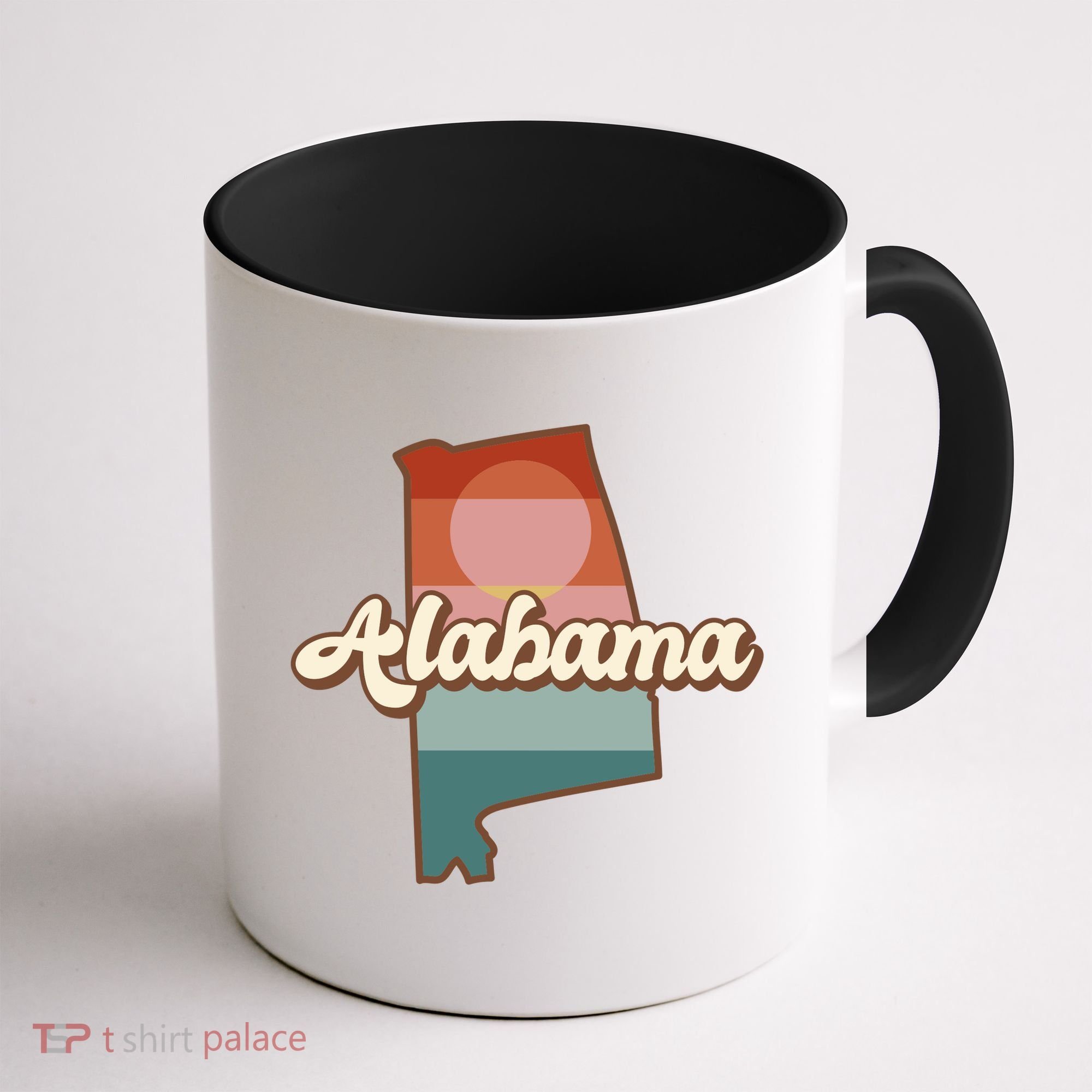 Alabama Retro Sunset Logo Coffee Mug