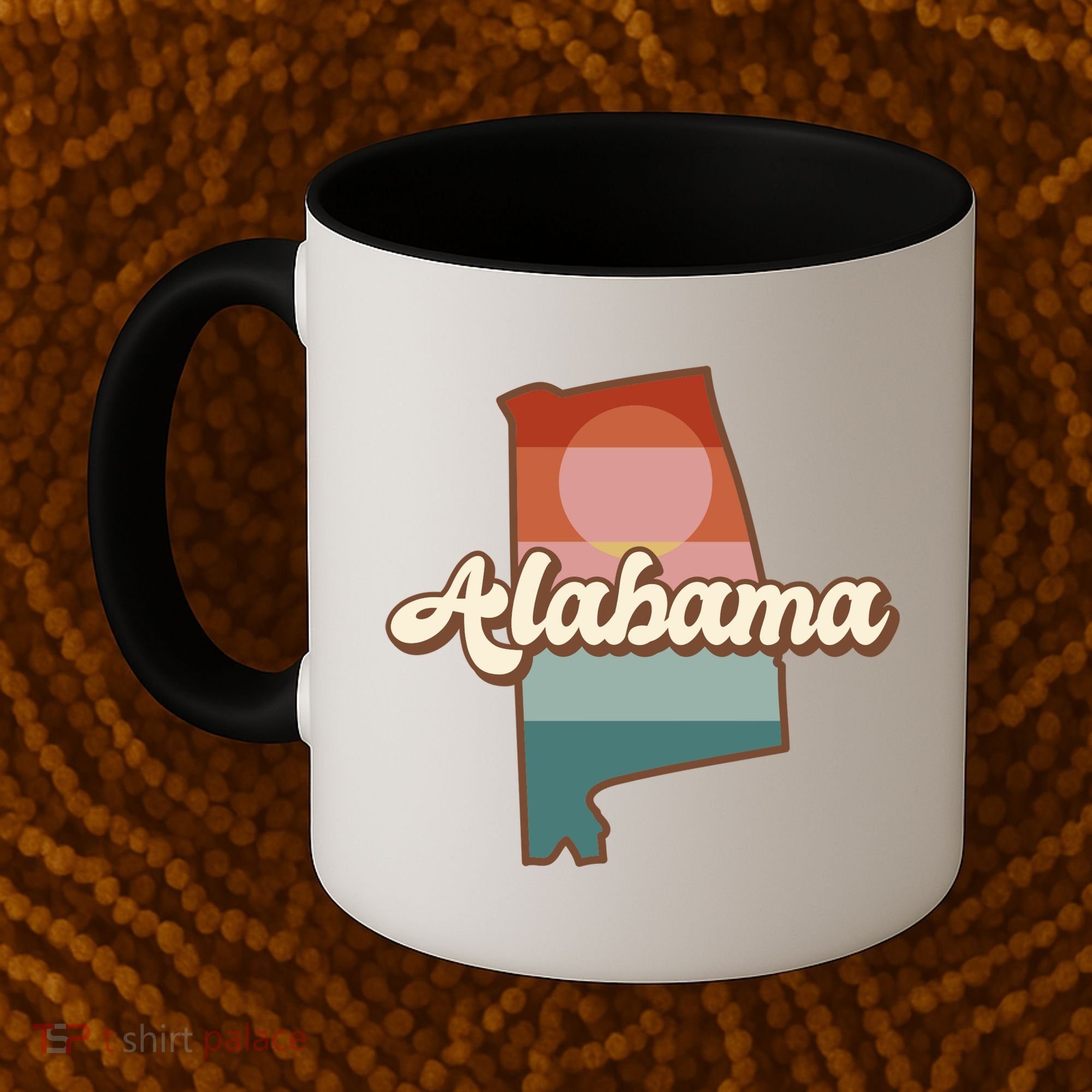 Alabama Retro Sunset Logo Coffee Mug