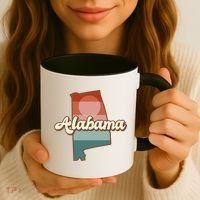 Alabama Retro Sunset Logo Coffee Mug thumb 3