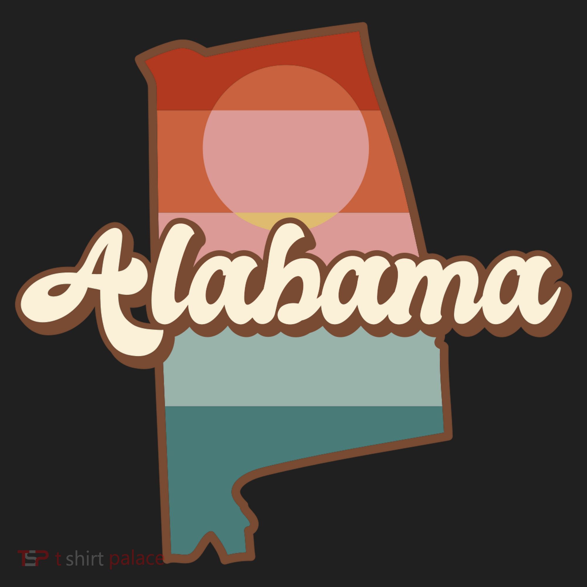 Alabama Retro Sunset Logo Beanie
