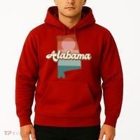 Alabama Retro Sunset Logo Hoodie thumb 2