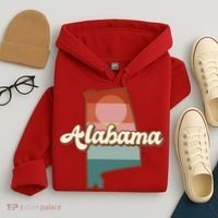 Alabama Retro Sunset Logo Hoodie thumb 4
