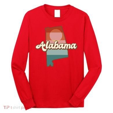 Alabama Retro Sunset Logo Long Sleeve Shirt