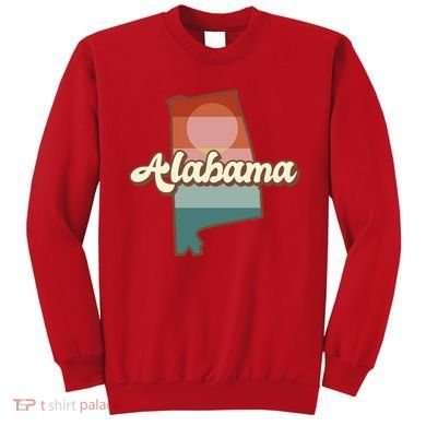 Alabama Retro Sunset Logo Sweatshirt