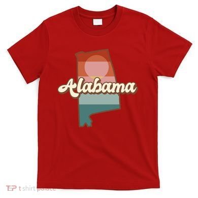 Alabama Retro Sunset Logo T-Shirt