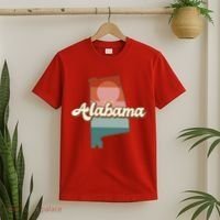 Alabama Retro Sunset Logo T-Shirt thumb 2