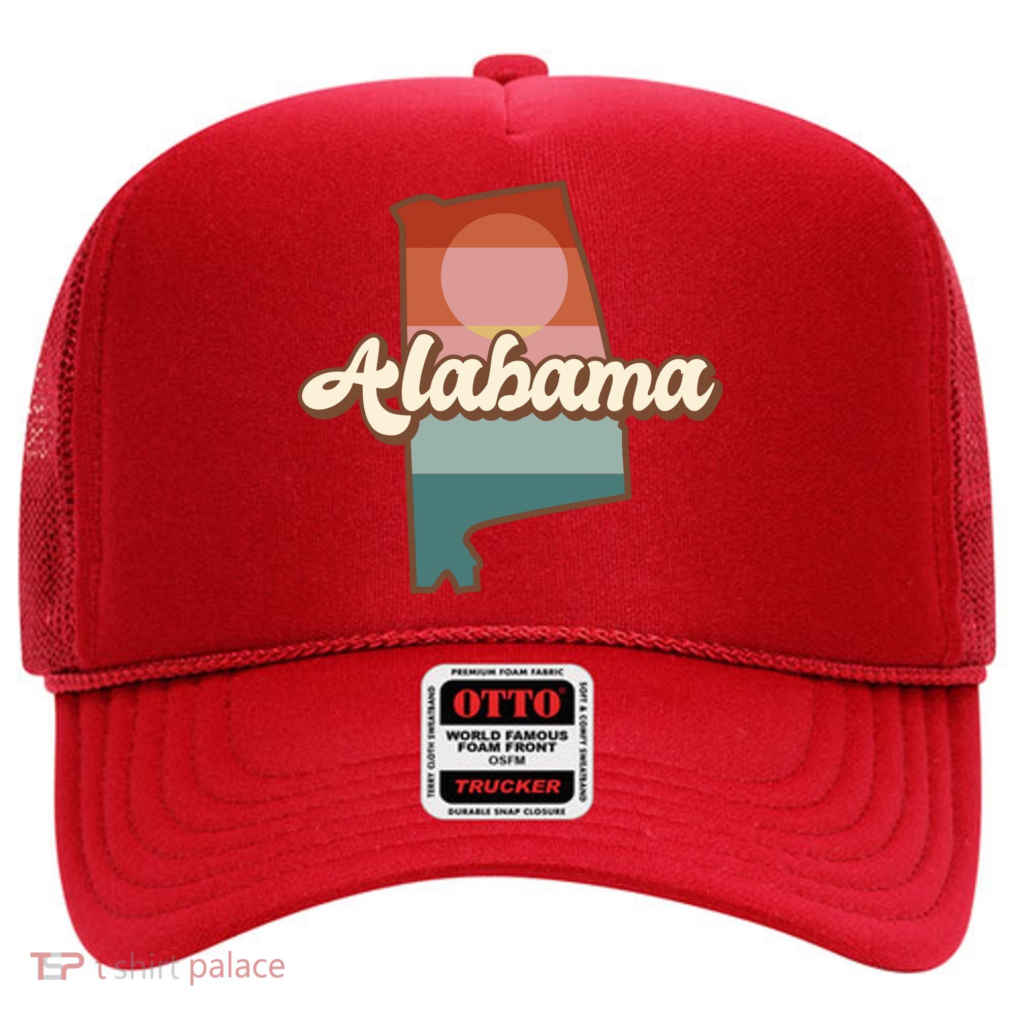 Alabama Retro Sunset Logo Hat