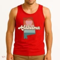 Alabama Retro Sunset Logo Tank Top thumb 3