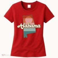 Alabama Retro Sunset Logo Women's T-Shirt thumb 0