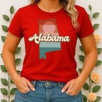 Alabama Retro Sunset Logo Women's T-Shirt thumb 2