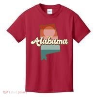 Alabama Retro Sunset Logo Kids T-Shirt thumb 0