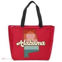 Alabama Retro Sunset Logo Tote Bag thumb 0