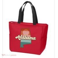 Alabama Retro Sunset Logo Tote Bag thumb 3