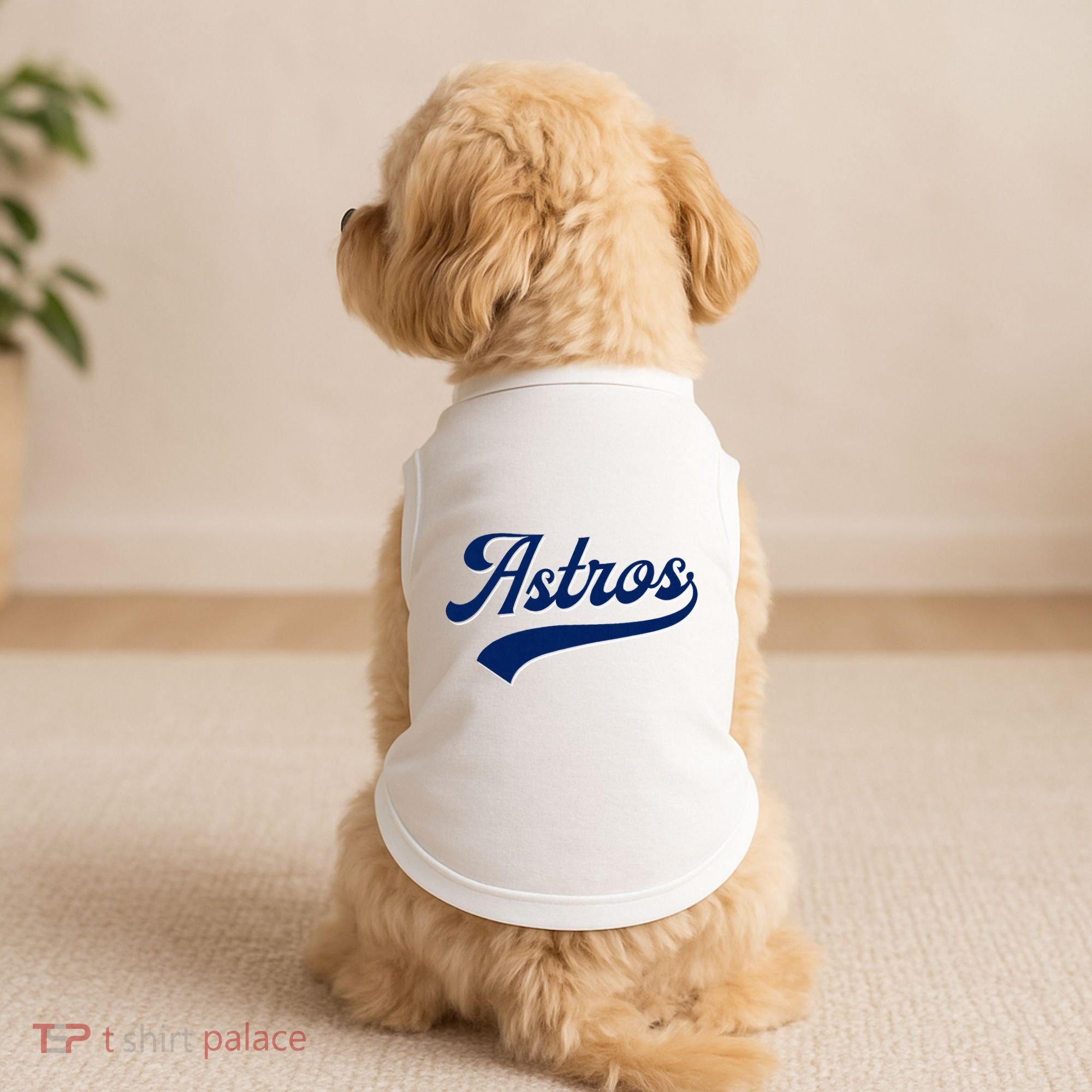 A.S.T.R.O.S. Retro Style 70s 80s First Name Doggie Tank