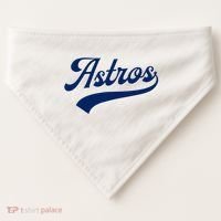 A.S.T.R.O.S. Retro Style 70s 80s First Name USA-Made Doggie Bandana thumb 0