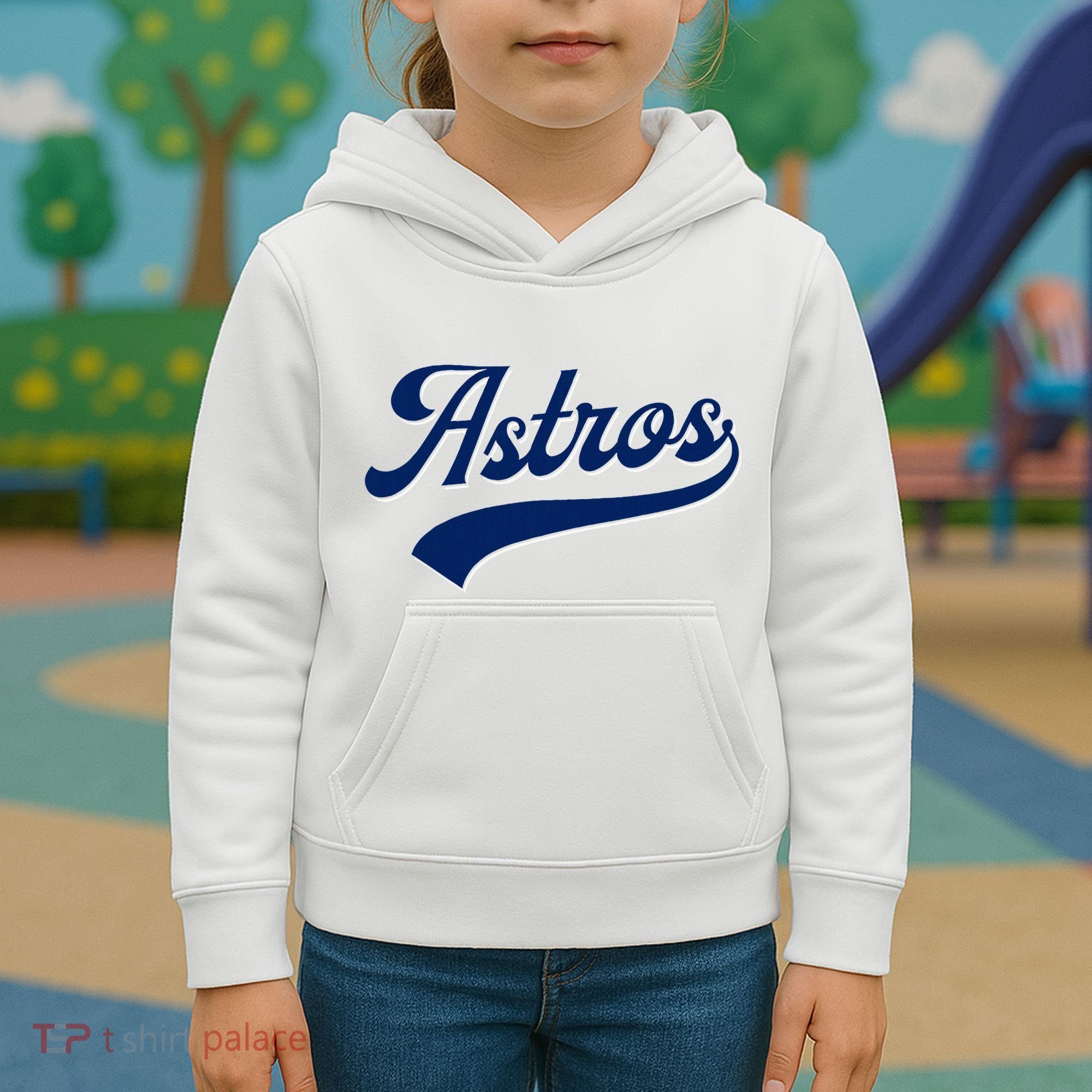 A.S.T.R.O.S. Retro Style 70s 80s First Name Kids Hoodie