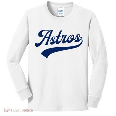 A.S.T.R.O.S. Retro Style 70s 80s First Name Kids Long Sleeve Shirt