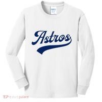 A.S.T.R.O.S. Retro Style 70s 80s First Name Kids Long Sleeve Shirt thumb 0
