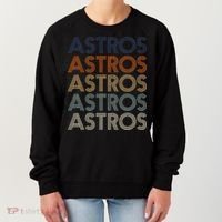 Astros Retro Style 70s 80s Personalized Jersey Women's Sweatshirt thumb 0