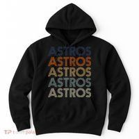 Astros Retro Style 70s 80s Personalized Jersey Hoodie thumb 0