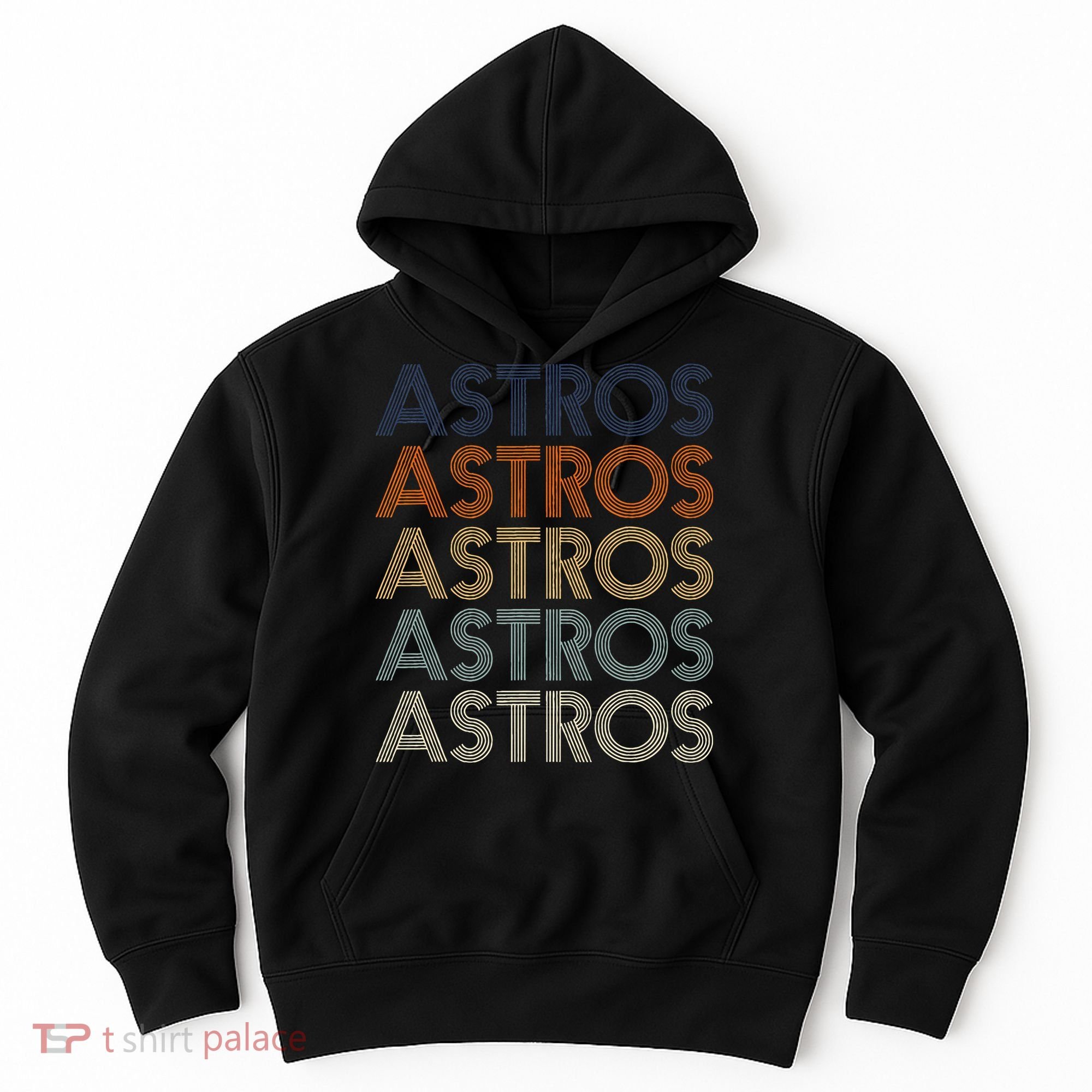 Astros Retro Style 70s 80s Personalized Jersey Hoodie
