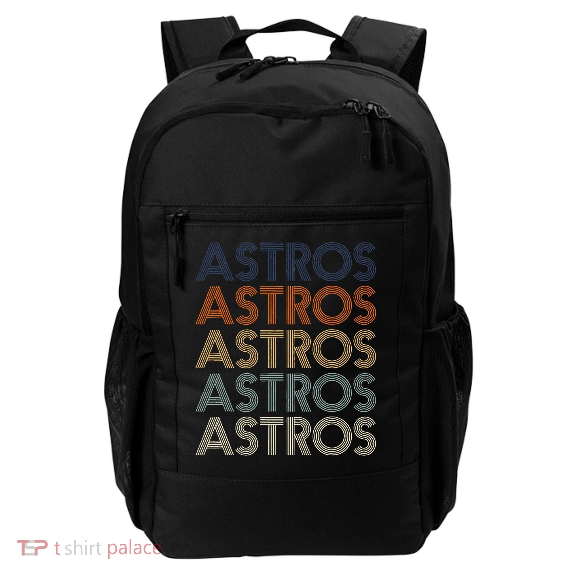 Astros Retro Style 70s 80s Personalized Jersey Backpack