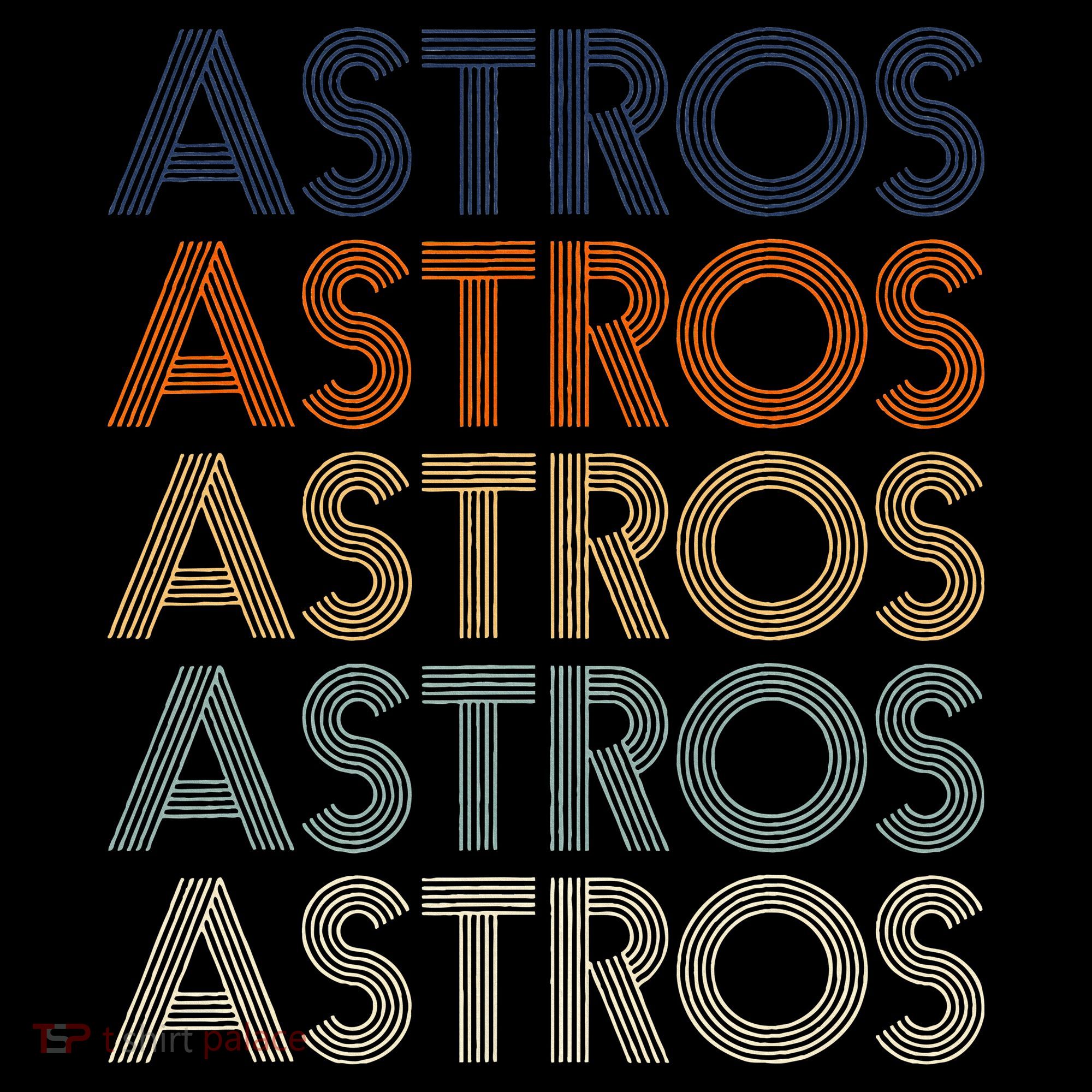 Astros Retro Style 70s 80s Personalized Jersey Ornament