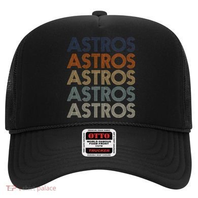Astros Retro Style 70s 80s Personalized Jersey Hat