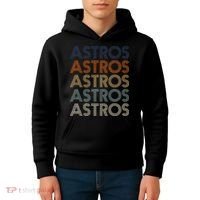 Astros Retro Style 70s 80s Personalized Jersey Kids Hoodie thumb 4