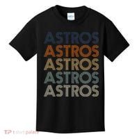 Astros Retro Style 70s 80s Personalized Jersey Kids T-Shirt thumb 0