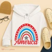 America Rainbow Star 4th Of July Hoodie thumb 4