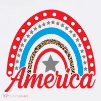 America Rainbow Star 4th Of July T-Shirt thumb 7